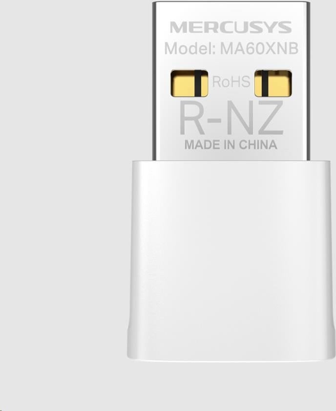 MERCUSYS MA60XNB WiFi6 USB nano adapter (AX900,2,4GHz/5GHz,Bluetooth5.3,USB2.0)