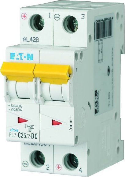Eaton PL7-C25/2-DC WYŁ.NADPRĄDOWY 10KA DC