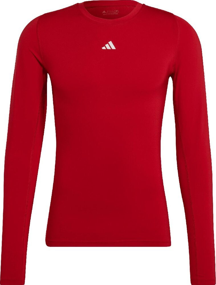 Adidas Koszulka męska adidas Techfit Aeroready Long Sleeve Tee czerwona HP0639 S