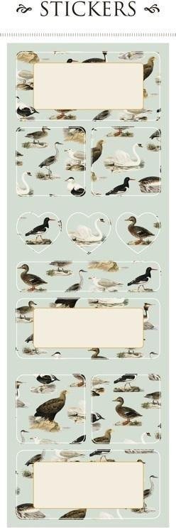 Skona Ting Naklejki ozdobne ST161-6 ptaki 2 arkusze