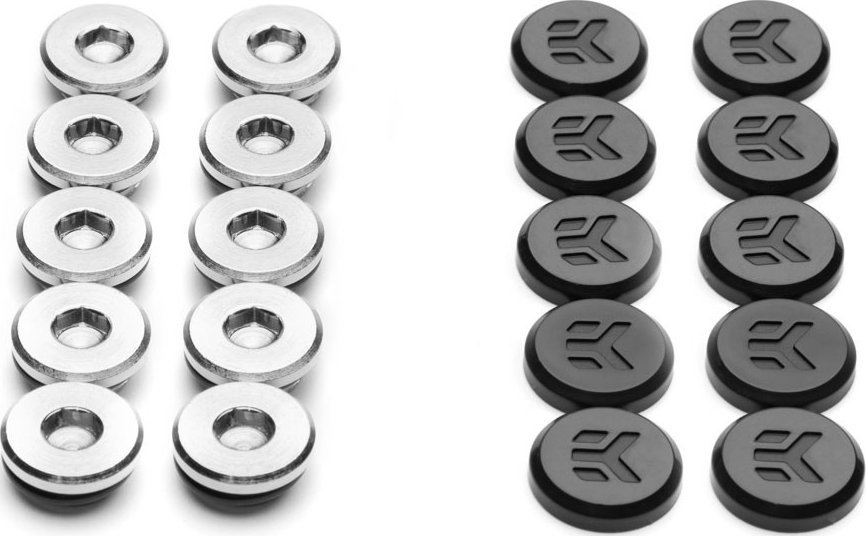 EK Water Blocks Zatyczki G1/4 z logo czarne
