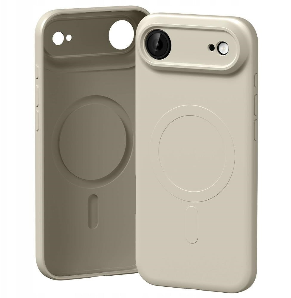 Etui Mercury Semi-Silicone MagSafe do iPhone 17 Air kamienny