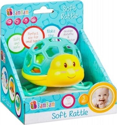 BamBam Miękka grzechotka żółw BAM BAM