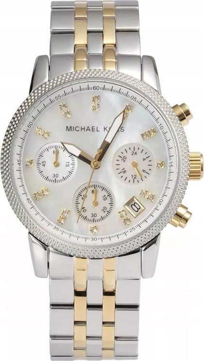 Zegarek Michael Kors ZEGAREK DAMSKI MICHAEL KORS RITZ (zx695b) - CHRONOGRAF