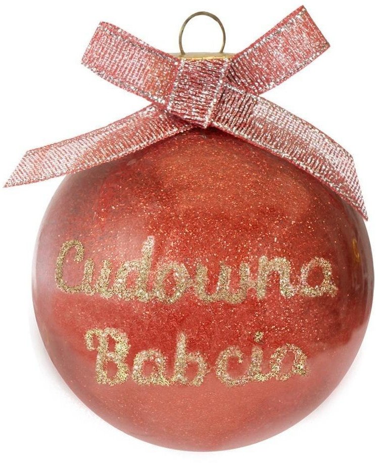 Brokatowa bombka dla Babci