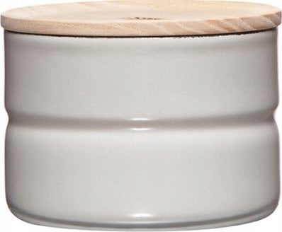 Riess RIESS - Pojemnik kuchenny z drewnianą pokrywą 0,2l Light Grey