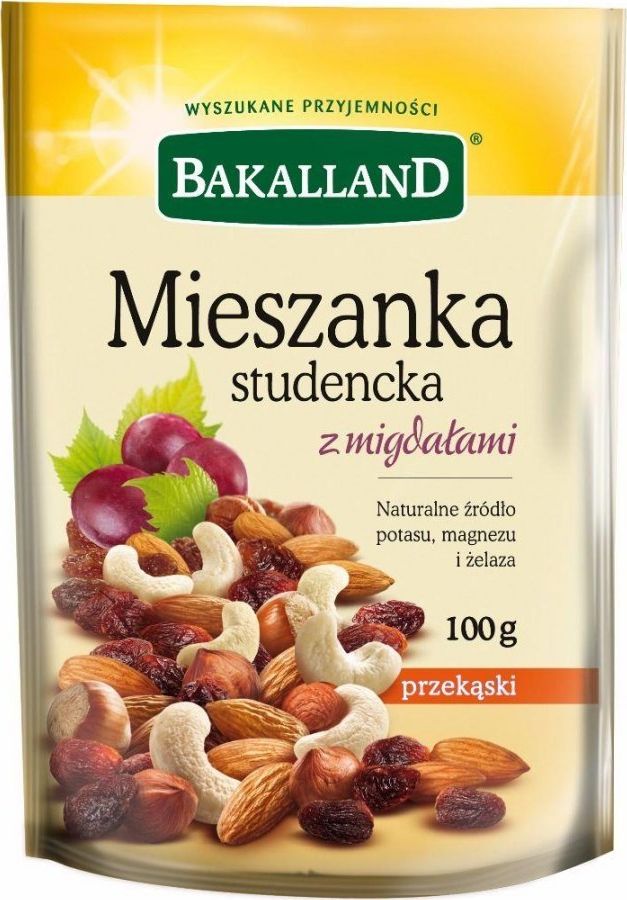 bakalland Mieszanka studencka z migdałami Bakalland 100g