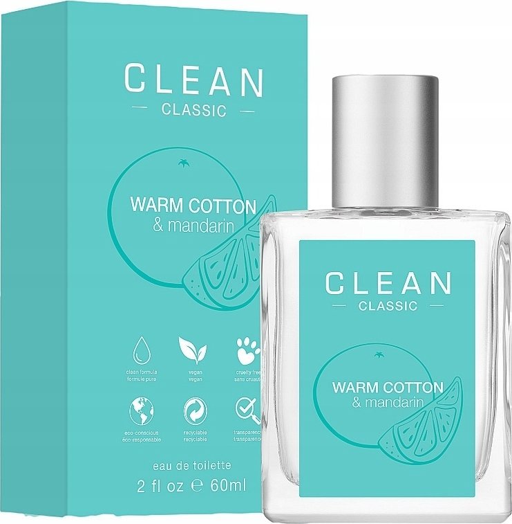 Clean CLEAN EDT Warm Cotten & Mandarin 60mL 2023