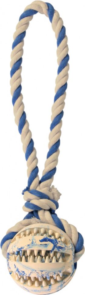 Trixie DENTAFUN PIŁKA ZE SZNURKIEM 7cm