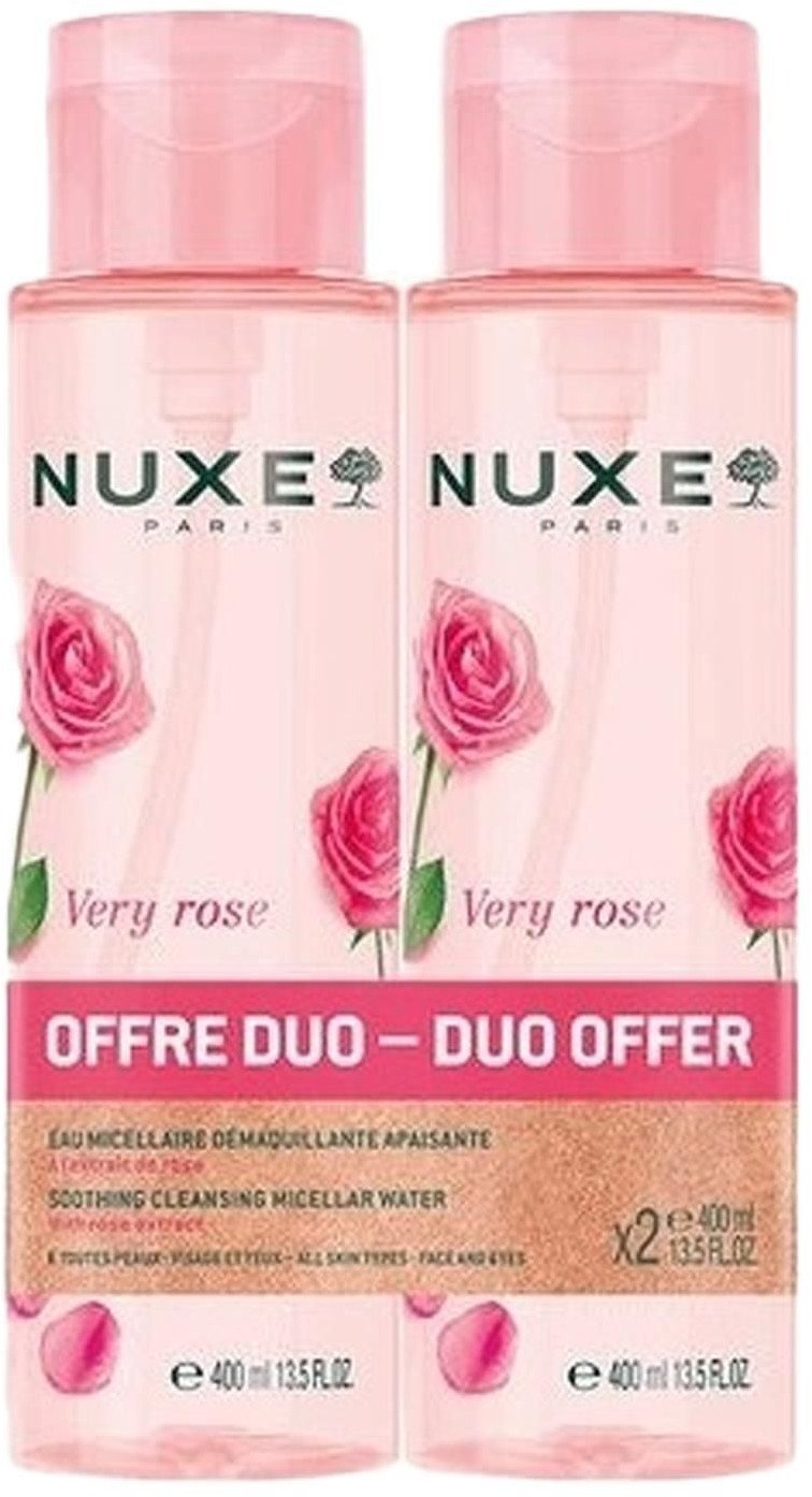Set Duo, Nuxe, Very Rose, Cleansing & Soothing, Micellar Water, For Sensitive Skin, 2 pcs, 400 ml For Women