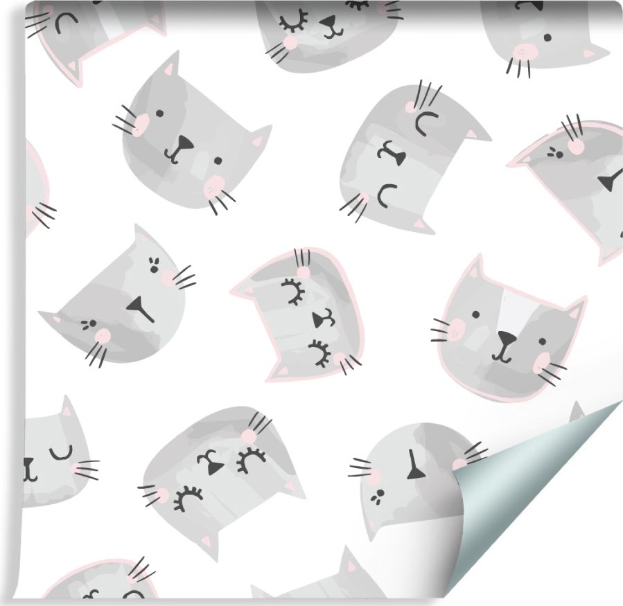 Muralo Tapeta Dla Dzieci - Kocie Buźki