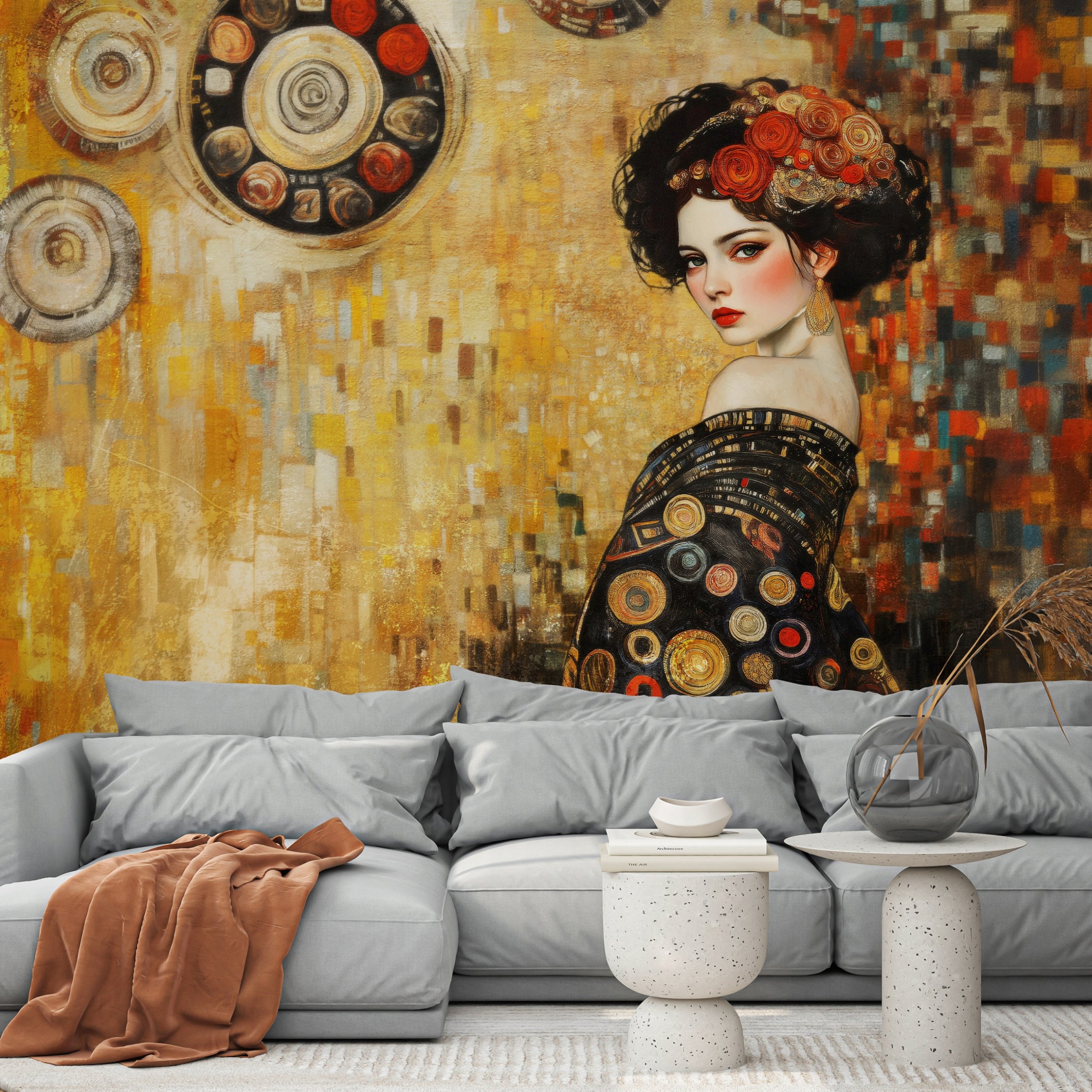 Fototapeta Kobieta Abstrakcja Sypialnia Salon Tapeta Flizelina 250X175