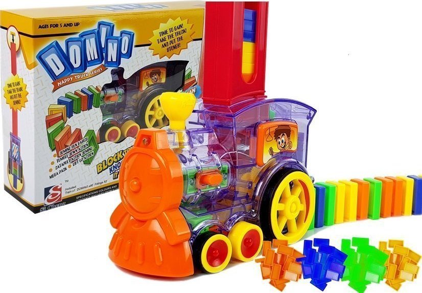LeanToys Lokomotywa domino