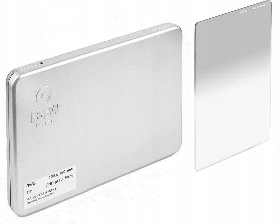 Filtr B+W Filtr szary połówkowy B+W 701 Graduated ND 50% MRC 1075266 100x150mm