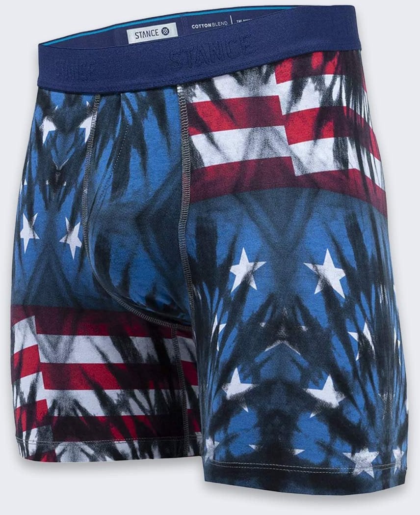 Bokserki Stance Banner Brief Boxer Blue