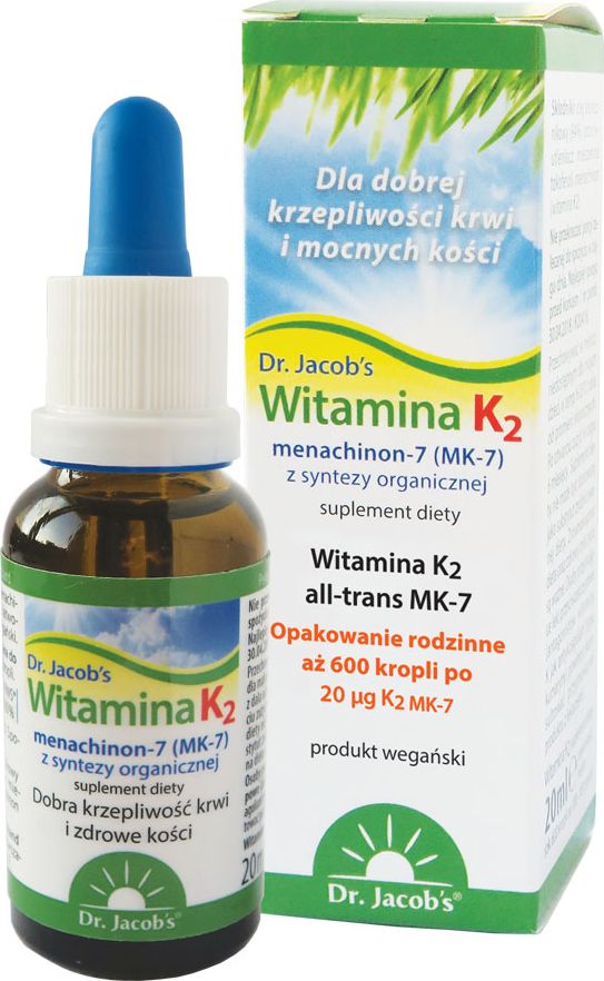 Dr.Jacob`s DR.JACOBS_Witamina K2 suplement diety w kroplach 20ml