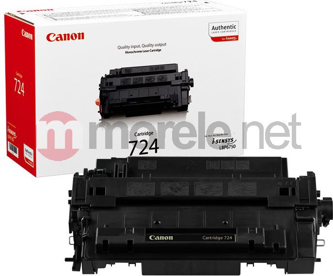 Toner Canon CRG-724 Black Oryginał (3481B002)