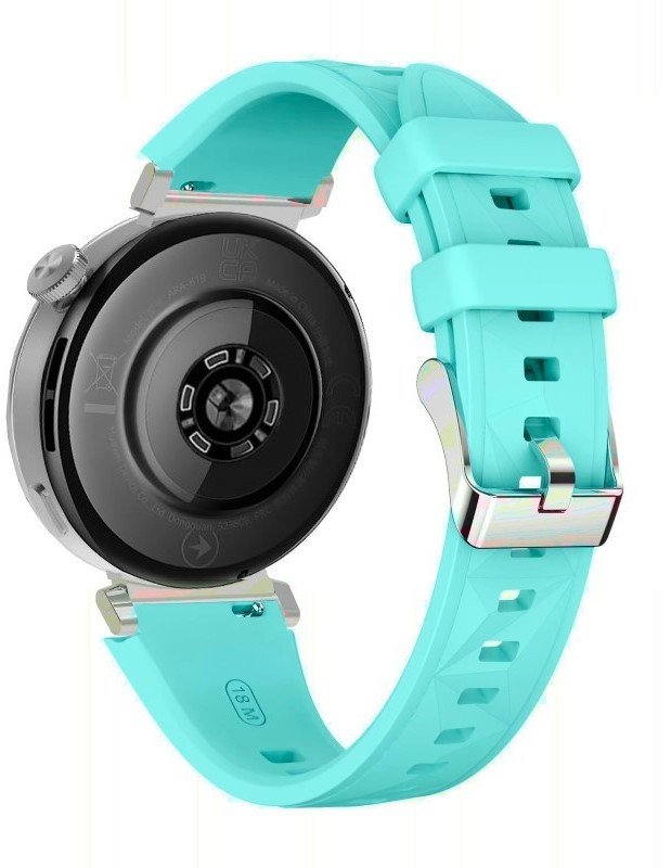 SILIKONOWY PASEK DO ZEGARKA 18MM / HUAWEI WATCH GT 4 / 5 41MM / 5 PRO 42MM MIĘTOWY