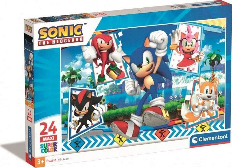 Clementoni Puzzle 24 elementy Maxi Sonic