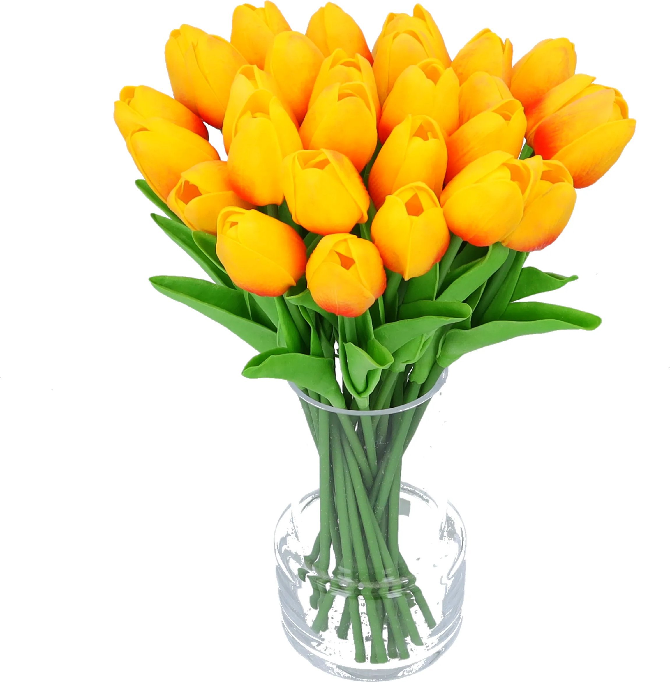 Tulipany Silikonowe Sztuczny Bukiet Jak Żywy Kwiaty Dekoracyjne Wielkanoc