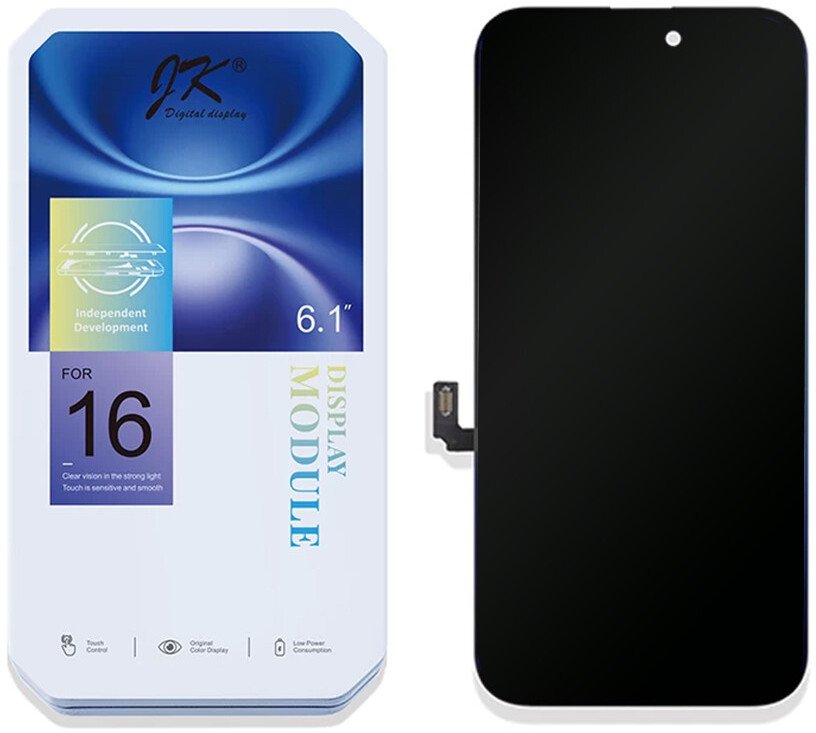 MODUŁ WYŚWIETLACZ LCD IPHONE 16 JK EKRAN DOTYKOWY DOTYK BOX