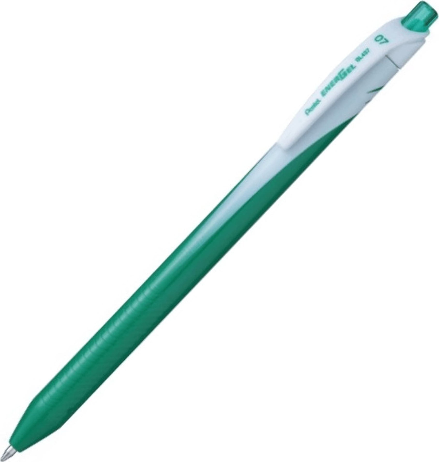 Pentel Pióro kulkowe Pentel EnerGel BL437 seledynowe, SELEDYNOWY