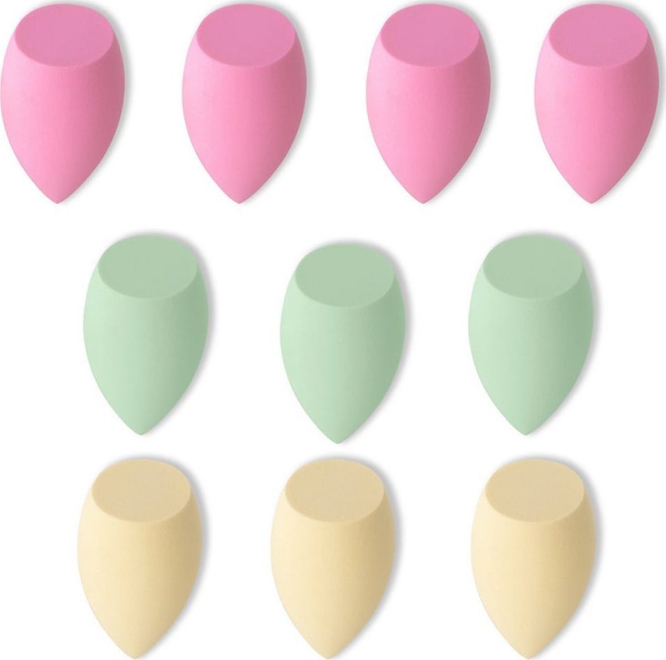 eCarla ECARLA ZESTAW GB11 Gąbki do makijażu 10sz PASTEL MINT