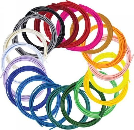 3Doodler Zestaw filamentów Flow PLA 1,75mm - 20x3m