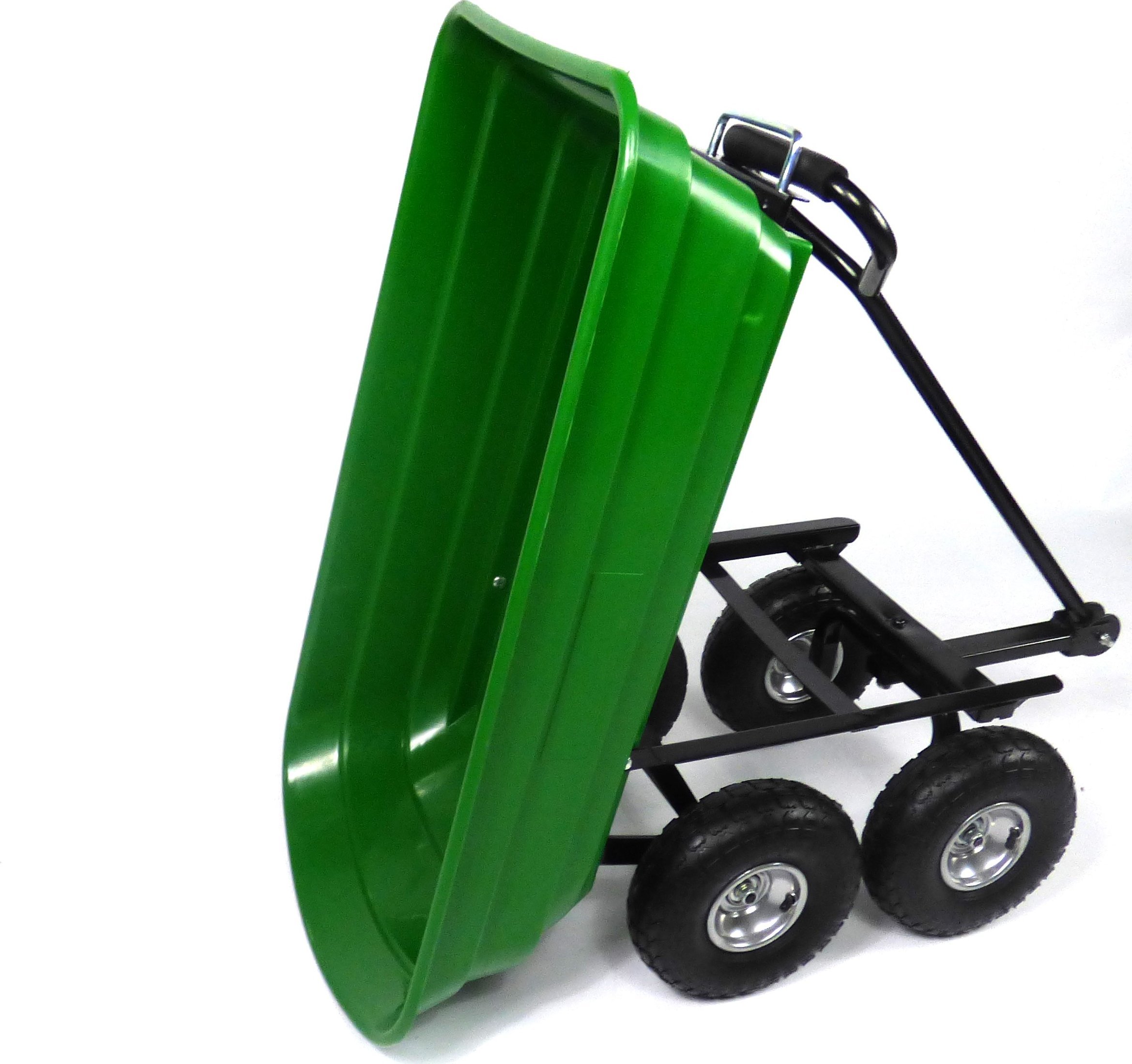 Wózek ogrodowy wywrotka 75L Taczka Gumowe opony