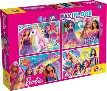 Lisciani LISCIANI BARBIE PUZZLE MAXIFLOOR 4 X 48