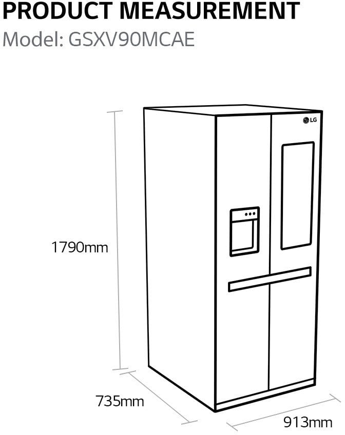Fridge LG GSXV90MCAE