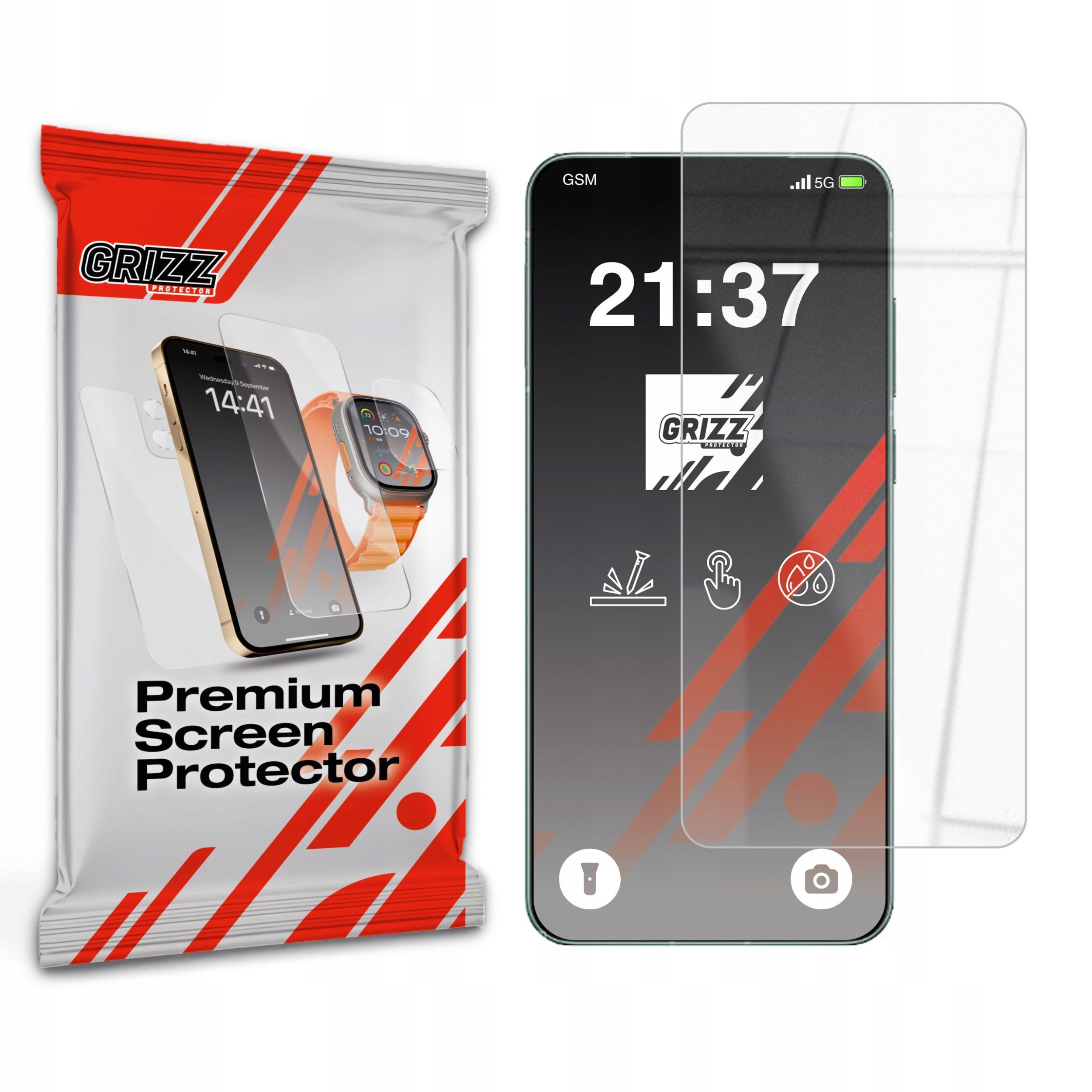 Szkło hybrydowe GrizzGlass HybridGlass do Vivo X200s