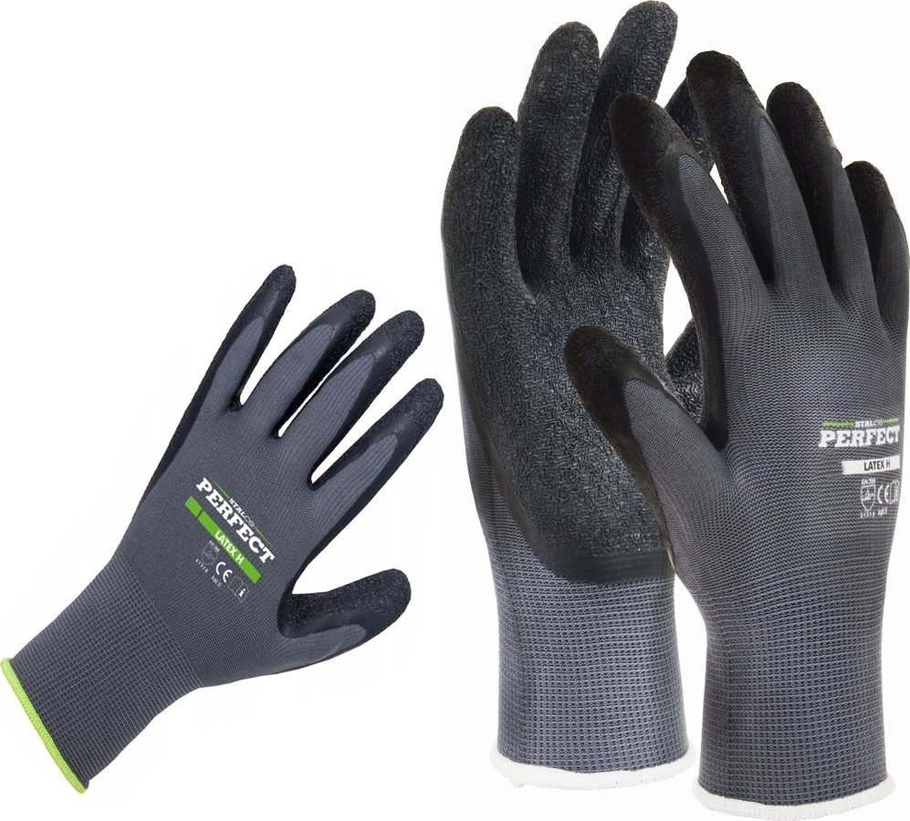 Stalco Rękawice poliestrowe LATEX H rozmiar 8" S-76339 Stalco