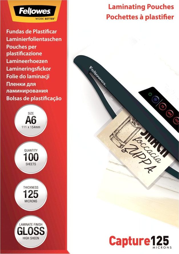 Fellowes Folia do laminacji A6 100 szt