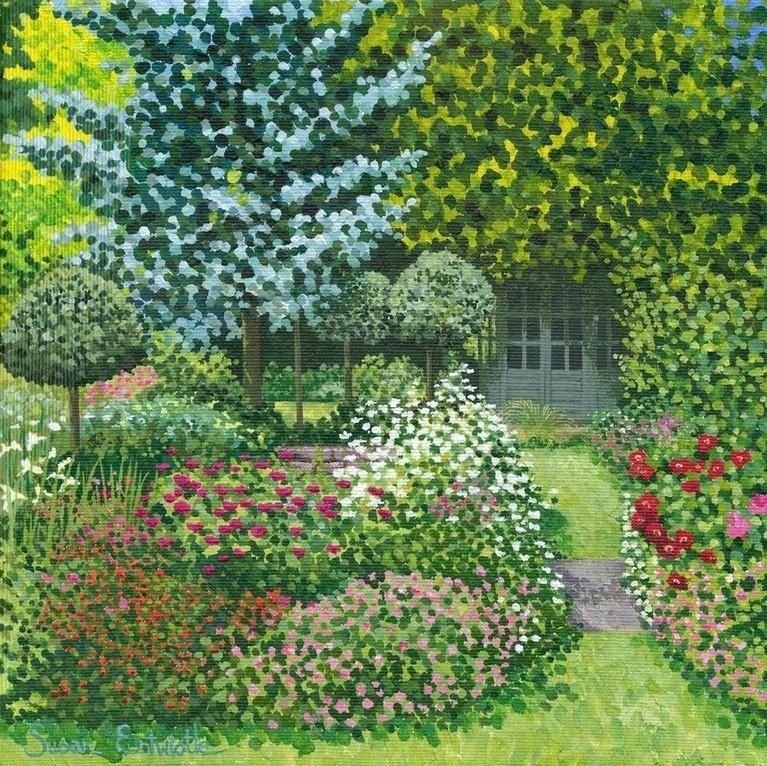 Susan Entwistle Karnet z kopertą Mums Garden