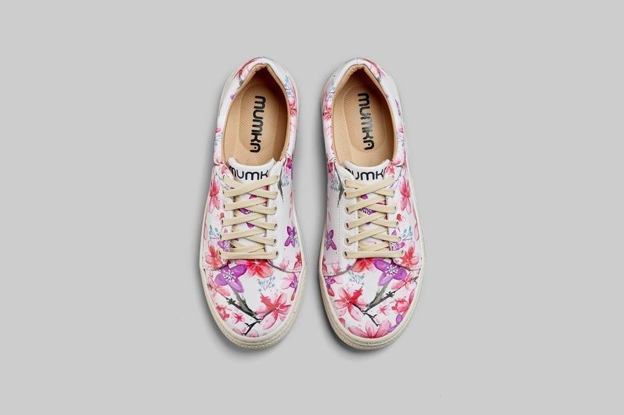 Mumka Shoes Sneakersy wegańskie Kwiaty Wiśni Mumka-37