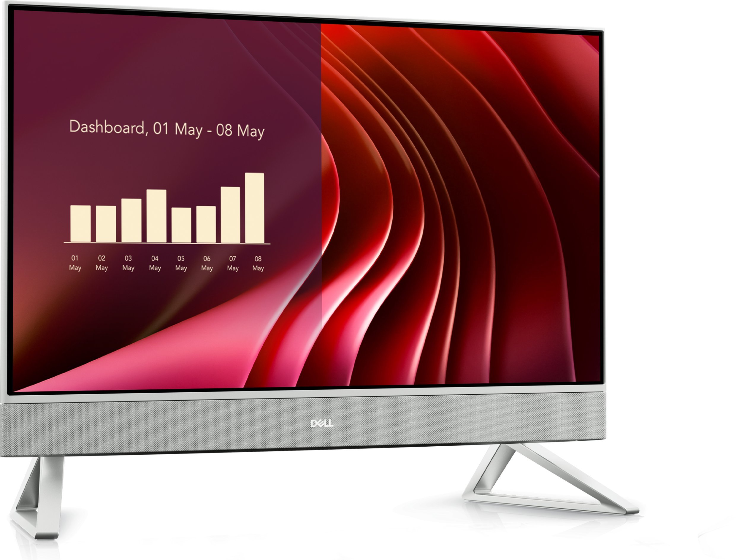 Dell 24 All-in-One EC24250/Core 7-150U/16GB/1TB/23.8 FHD Touch/Intel Graphics/Cam/WLAN + BT/US Wireless Kb & Mouse/W11Pro/3Yrs Basic Onsite