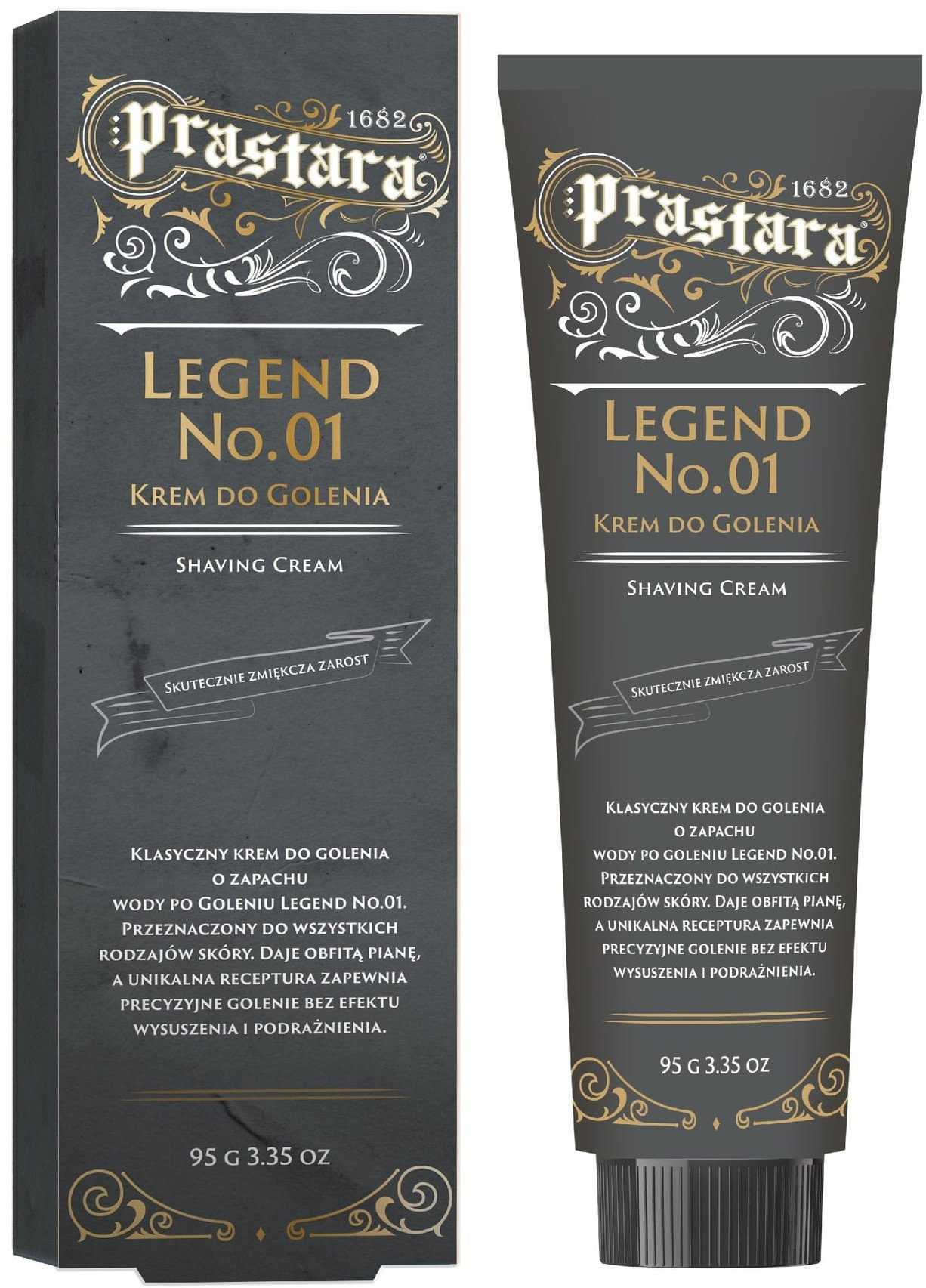 MIRAC MEN PRASTARA Krem do golenia LEGEND No1