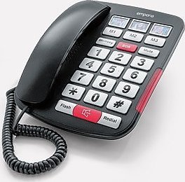 Telefon stacjonarny Emporia AMPLi40 telefon z dużymi przyciskami SOS