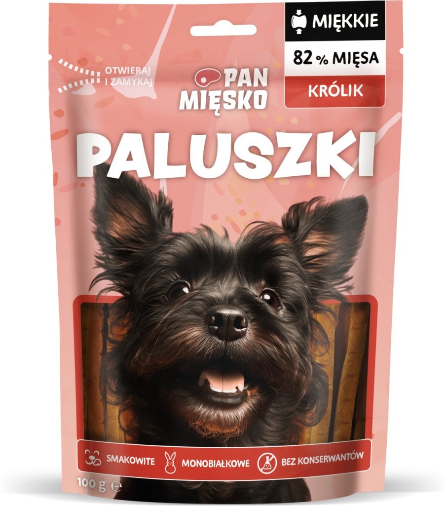 Przysmak dla psa Paluszki Królik (dorosły) 100g