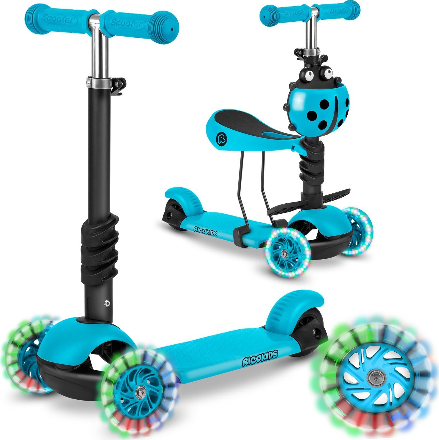 Hulajnoga Ricokids Buggy Turkusowy (765302)