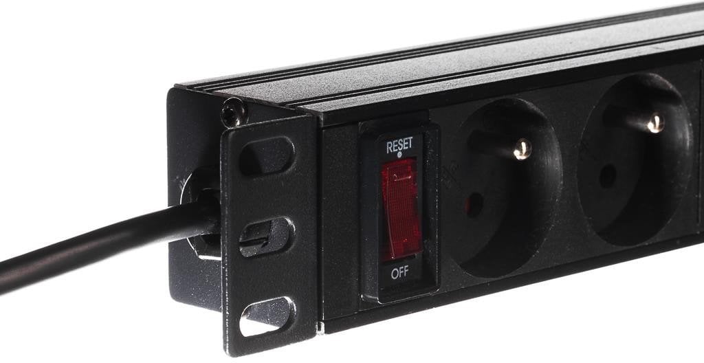 NetRack Listwa zasilająca 10'' 1U 230V/16A 4x typ E (125-10-01)