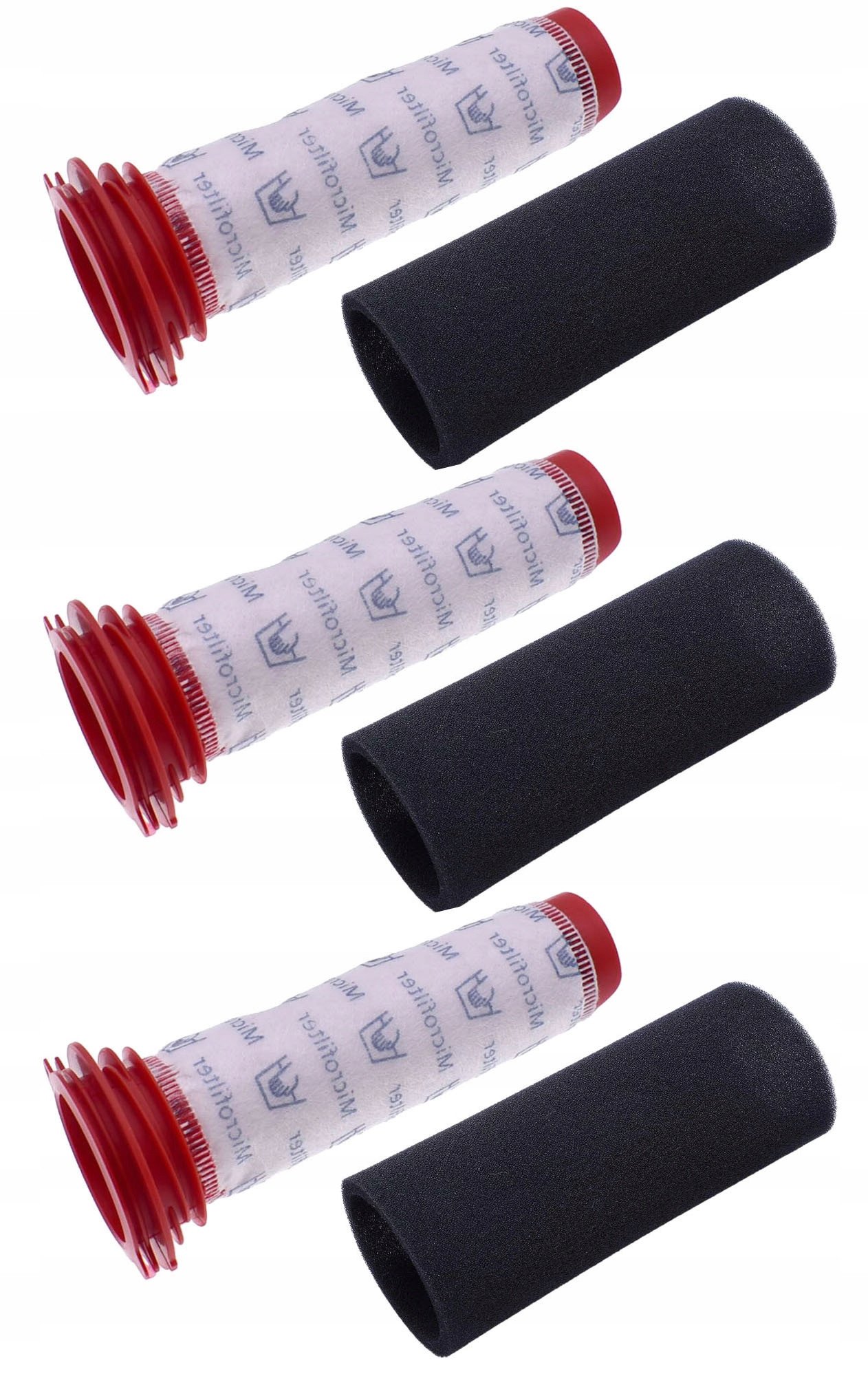 2x FILTR zestawy do BOSCH ATHLET 00754176 00754175 + PĘDZEL