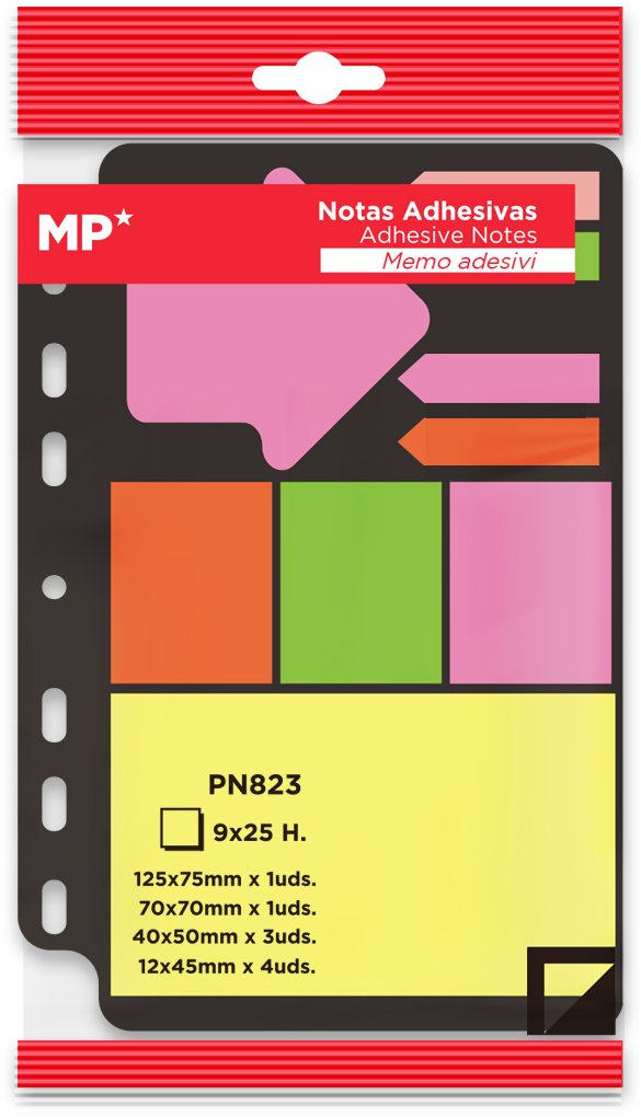 MP PN823 karteczki samoprzylepne 9x25 k