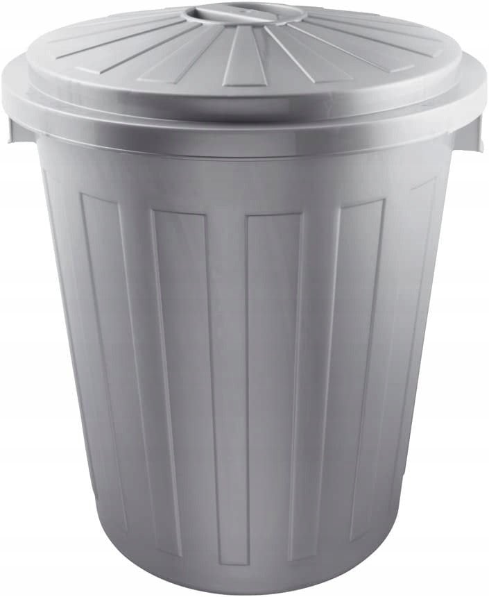 Waste bin Mats 50L Maxi O50x55cm silver 4001515214957