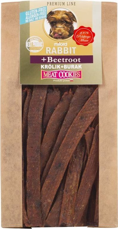 Ciastka dla psa Milord z królikiem i burakiem 80 g