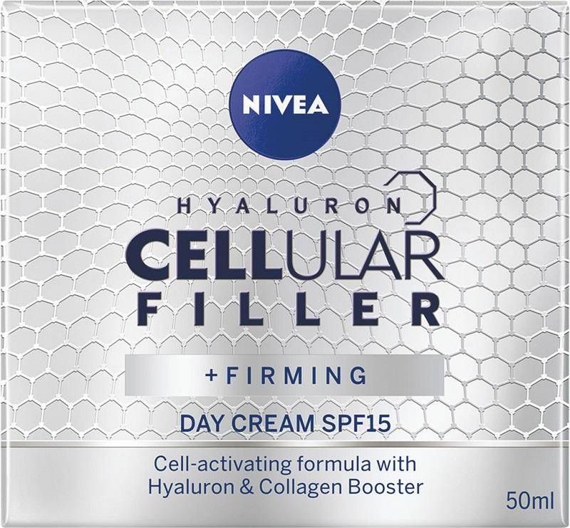 Nivea Hyaluron Cellular Filler + Ujędrnienie SPF15 przeciwzmarszczkowy krem na dzień 50ml