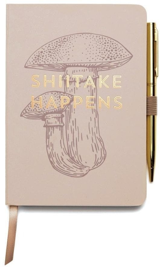 Notatnik z długopisem Shiitake Happens