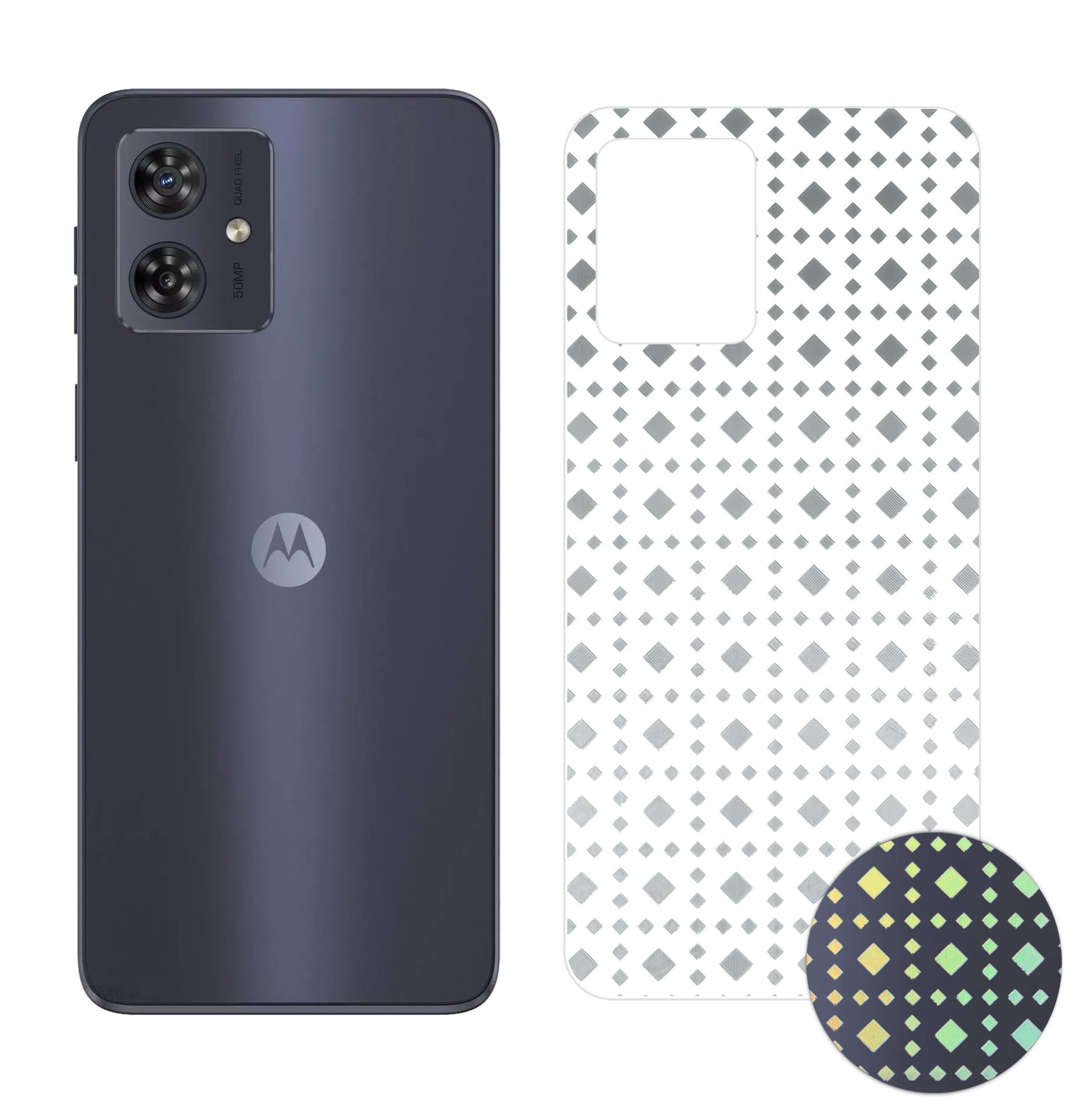 krainaGSM FOLIA żelowa OCHRONNA NA TYŁ TELEFONU WZÓR do Motorola Moto G54