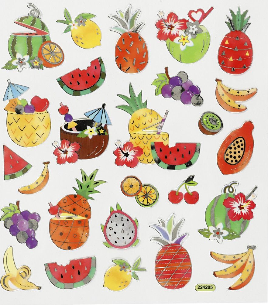 Creativ Company Naklejki Egzotyczne Owoce